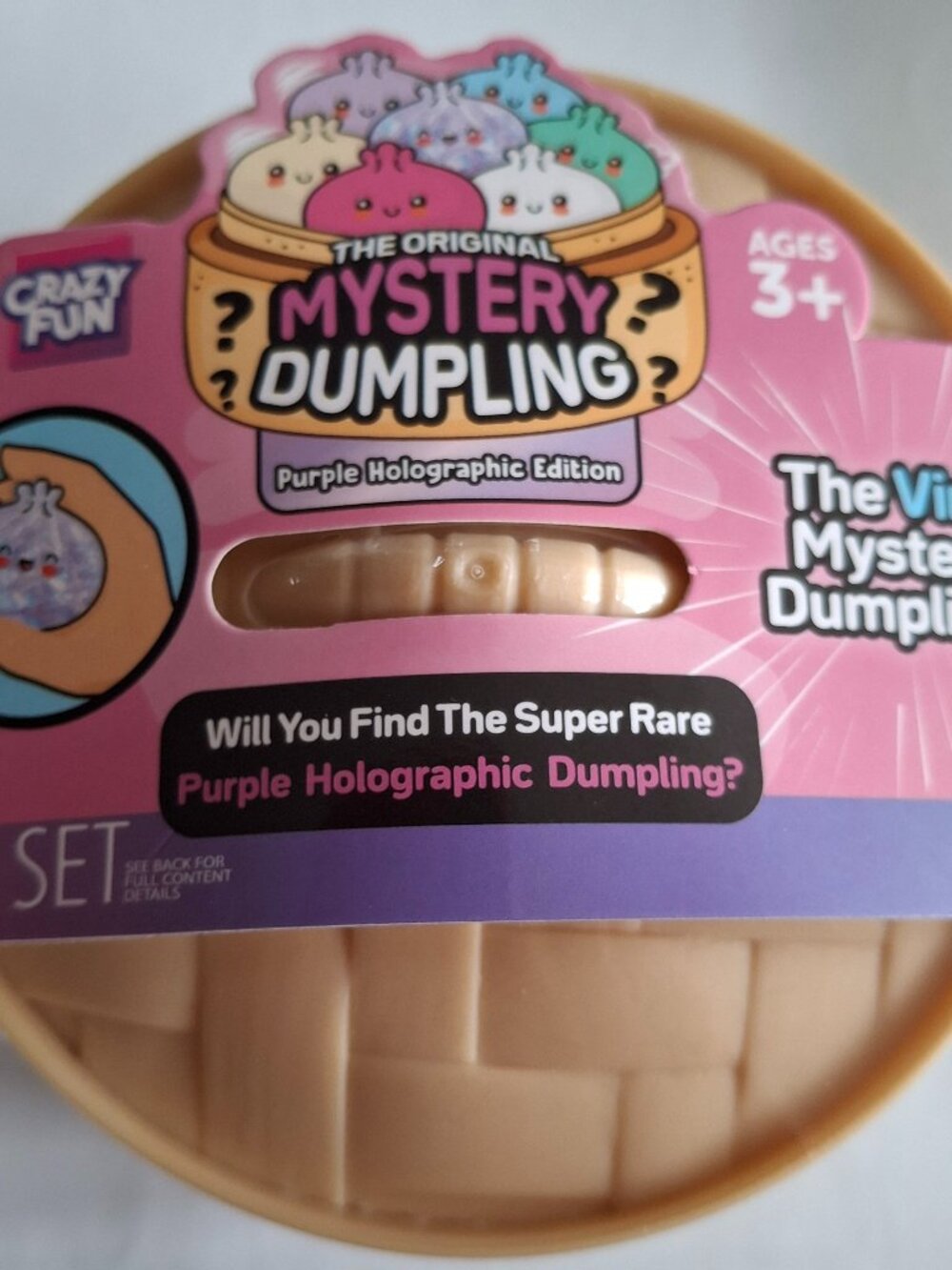 RMS Dumpling Squishy  The Original Mystery Dumpling Purple Holographic Edition!